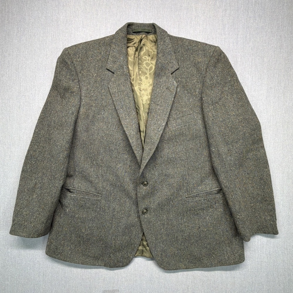 Magee Donegal Hand Woven Tweed Fleck Coat Blazer Jacket Size 44